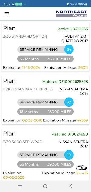 Northeast Acura Screenshot 2