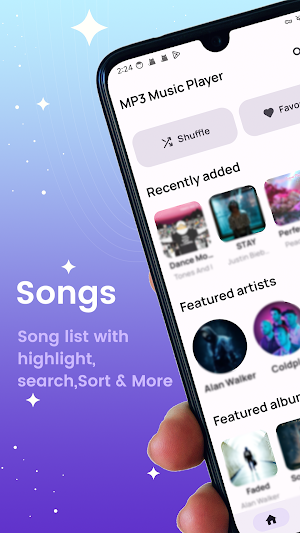 Offline & MP3 Music Player screenshot 1