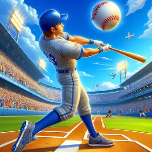 Baseball Game : MLB 9 home run Screenshot 2