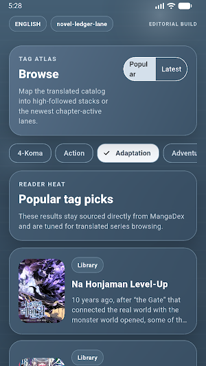 Novel Updates - Manga & Manhua Screenshot 1