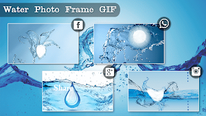 Water Photo Frame Editor Screenshot 1