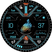 BFF34- Technology Heart HUD