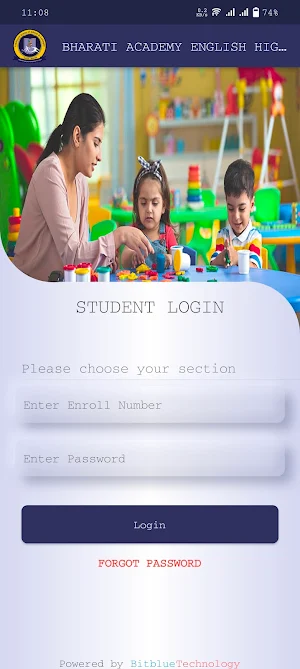 BHARATI ACADEMY ENGLISH HIGH S Screenshot 0
