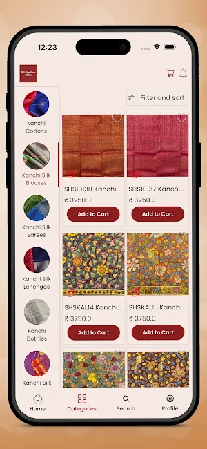 SriHariDev Silks Screenshot 2