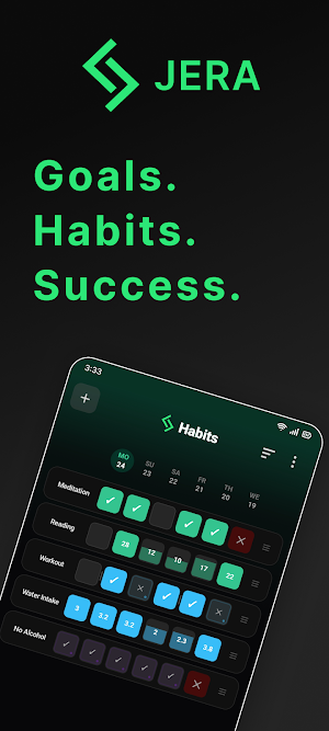 Jera • Habits & Goals Screenshot 0