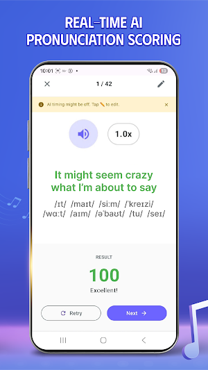 SingUp: Sing to Learn Language Screenshot 1