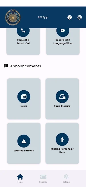 EFPApp Screenshot 2