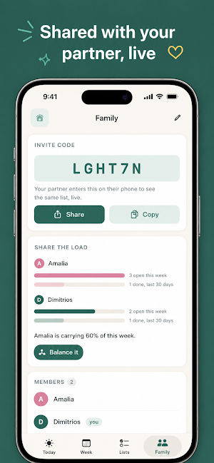 Lighten: Family Hub & Planner Screenshot 2