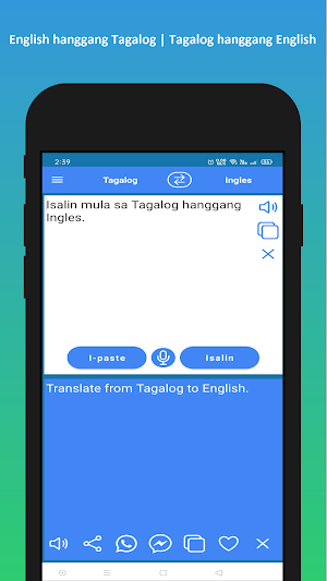 English to Tagalog Translator App (FREE) Screenshot 2