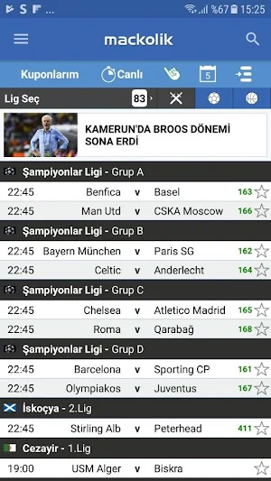 Mackolik Canlı Sonuçlar Screenshot 0