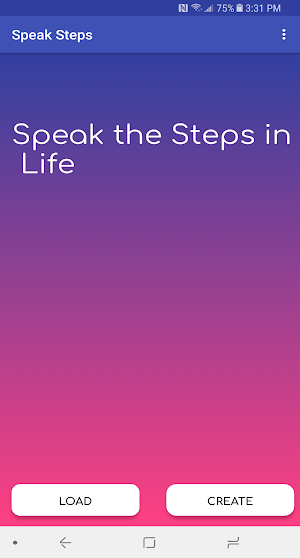 Speak Steps Screenshot 0