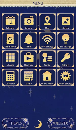 Moon and Stars wallpaper Screenshot 1
