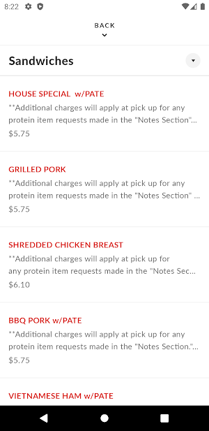Thh Sandwiches and Coffee Screenshot 2
