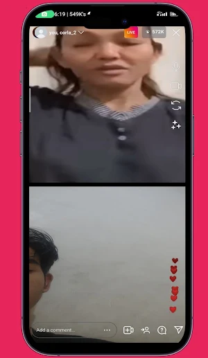 Fake Live with Bunda Corla Screenshot 1