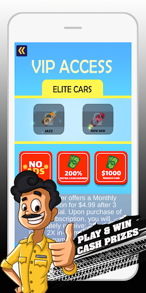Smart Cabby - 2D Car Driving game Screenshot 2