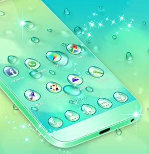Water Drops Theme screenshot 1
