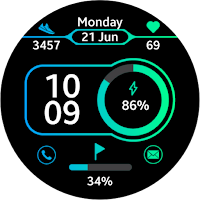 Elegant: Digital Watch Face