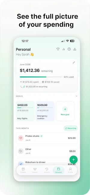 EvenTab Screenshot 2