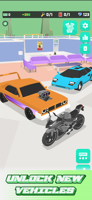Idle Car Garage Simulator Game Screenshot 1