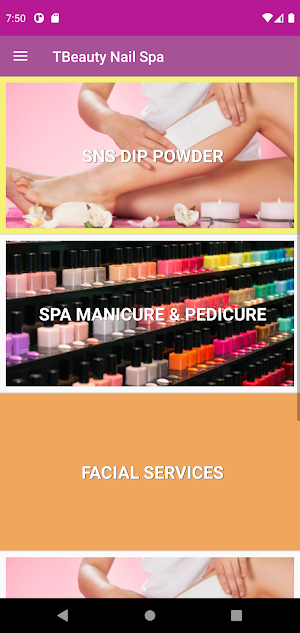 TBeauty Spa Salon Screenshot 1