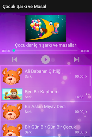 Çocuklar İçin Müzik Şarkı Masal Screenshot 3