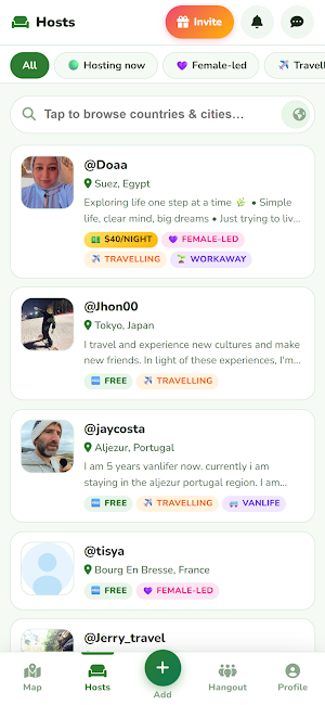 CouchTravel Screenshot 1