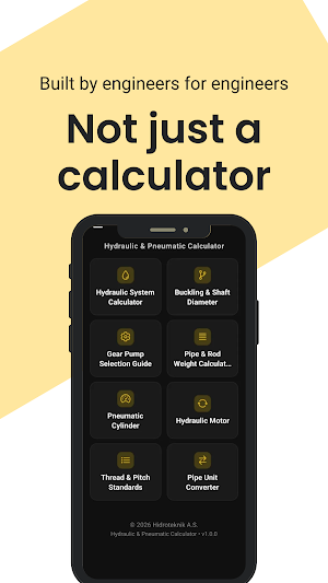 Hydraulic Pneumatic Calculator Screenshot 0
