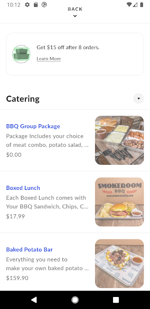 Smokeroom BBQ Screenshot 2