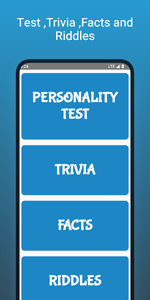 Personality Test Screenshot 1