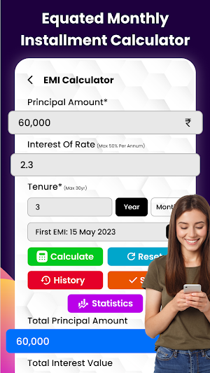 Loan EMI Calculator Screenshot 1