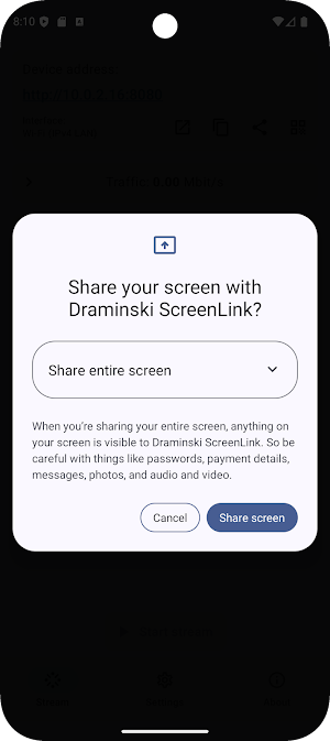 Draminski screenLink Screenshot 1