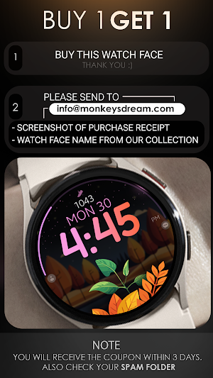 Pumpkin Steps fall watch face Screenshot 3