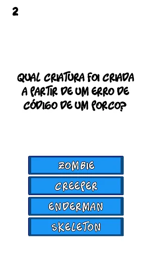Minecraft Quiz Screenshot 1