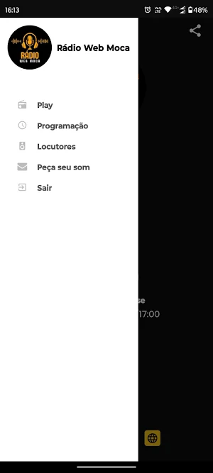 Rádio Web Moca Screenshot 3