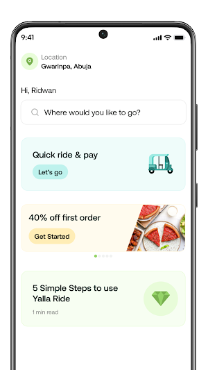 Yalla.ng Ride App Screenshot 1