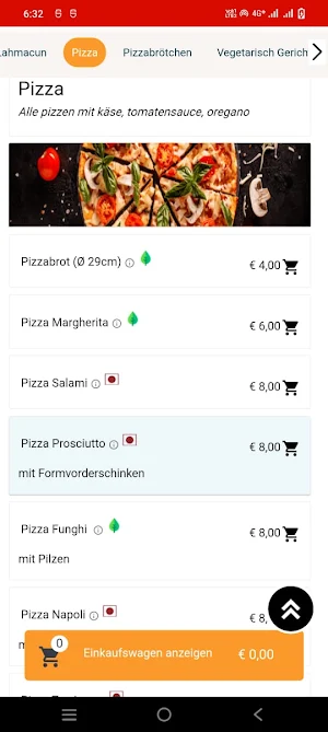 Ferndorfer Pizzeria Screenshot 1