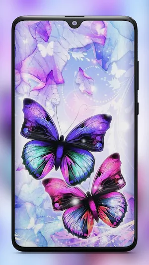 Butterflies Wallpaper Aestheti Screenshot 3