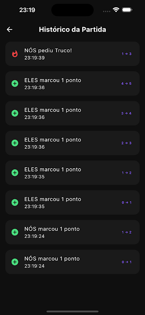Marcador de Truco e Placar Screenshot 1