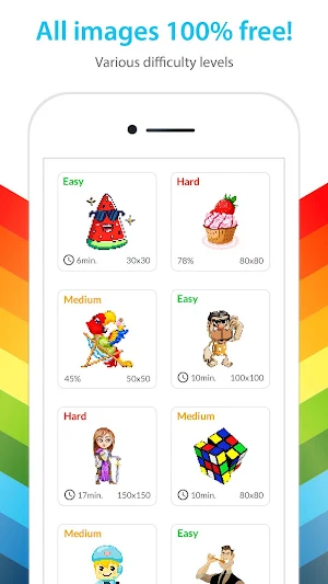 Color by Number – Pixel Art Coloring Book Screenshot 0