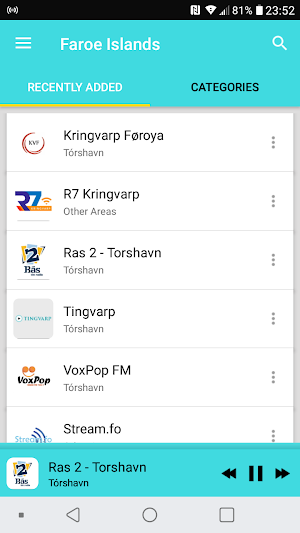 Radio Faroe Islands Screenshot 0