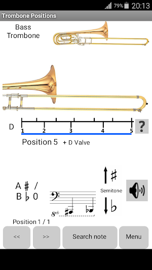 Trombone Positions Screenshot 2