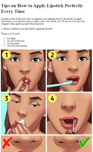 How To Apply Lipstick Perfect Screenshot 2