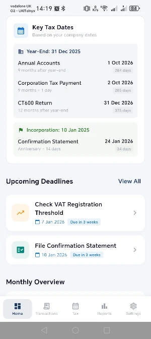 My LTD Tax Screenshot 2