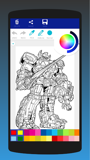 Mega Robot Coloring Book Screenshot 1