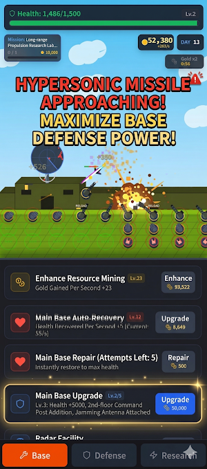 Base Defense: Drone War Screenshot 1