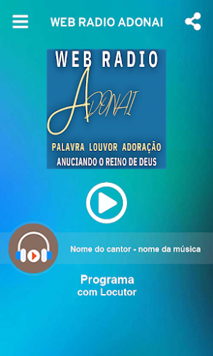 WEB RADIO ADONAI Screenshot 1