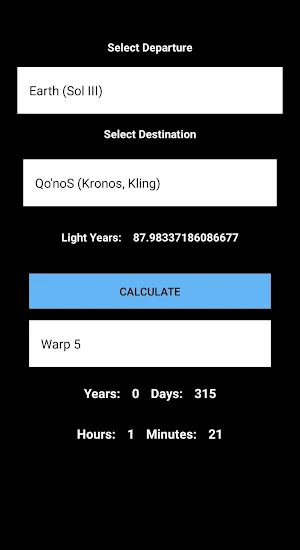 StarTrek: Time and Distance Ca Screenshot 3