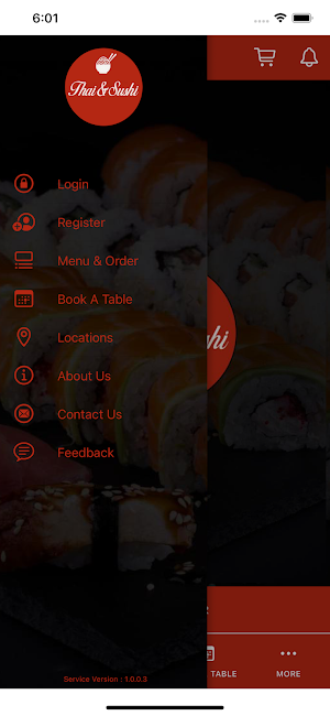 Thai and Sushi Screenshot 1