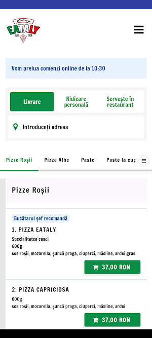 Restaurant Pizzerie EATALY Screenshot 0