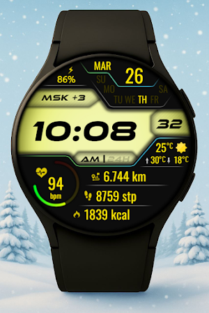 Vexitor Digital Watch Face Screenshot 3